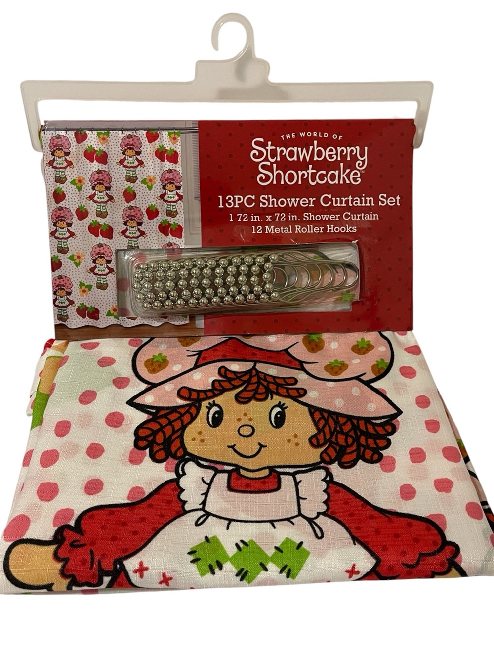 Strawberry Shortcake 13 Piece Shower Curtain Set - NWT